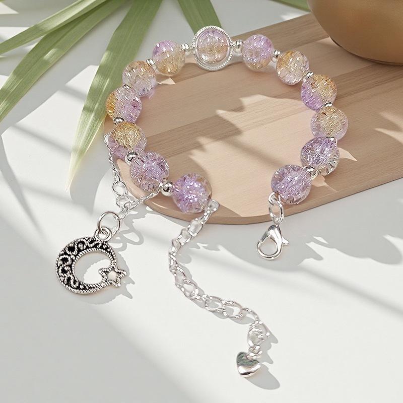 Daisy Popcorn Beaded Bracelet: Elegant Women's Hand Jewelry
