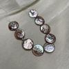 DIY Jewelry Accesorry Round Baroque Pearl 20mm For Jewelry Making DIY Necklace Earrings Bracelet Accessory Length 18cm
