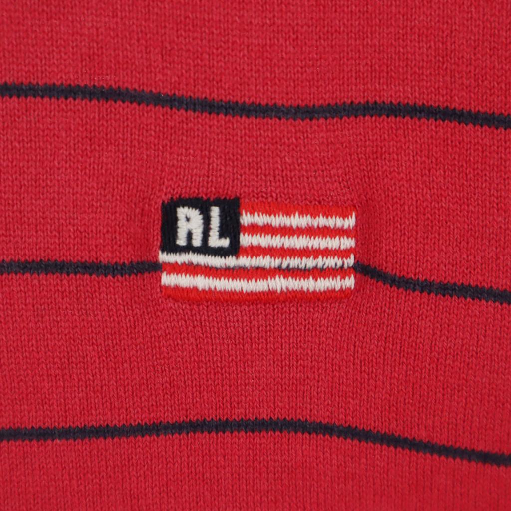 POLO JEANS CO RALPH LAUREN Border Pattern Short Sleeve T-shirt 160 Kid's Used