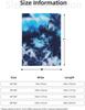 Tie Dye Blue Throw Blankets All Season Ultra Soft Warm Fleece Blanket for Home Bed Sofa Couch Chair Outdoor Travel Camping 50x40