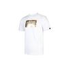adidas T Shirts Men's White Crew Neck Moderate Straight Fit FM6259