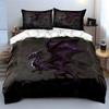 Purple Dragon with Patterns. Bedding Sets Duvet Cover Sets Duvet Covers Pillowcases(1 * Duvet Cover 2 * Pillowcases Without Duvet Insert)