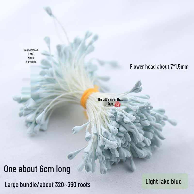 Korean Flat-Head Matte Flower Buds for DIY Hair Accessories