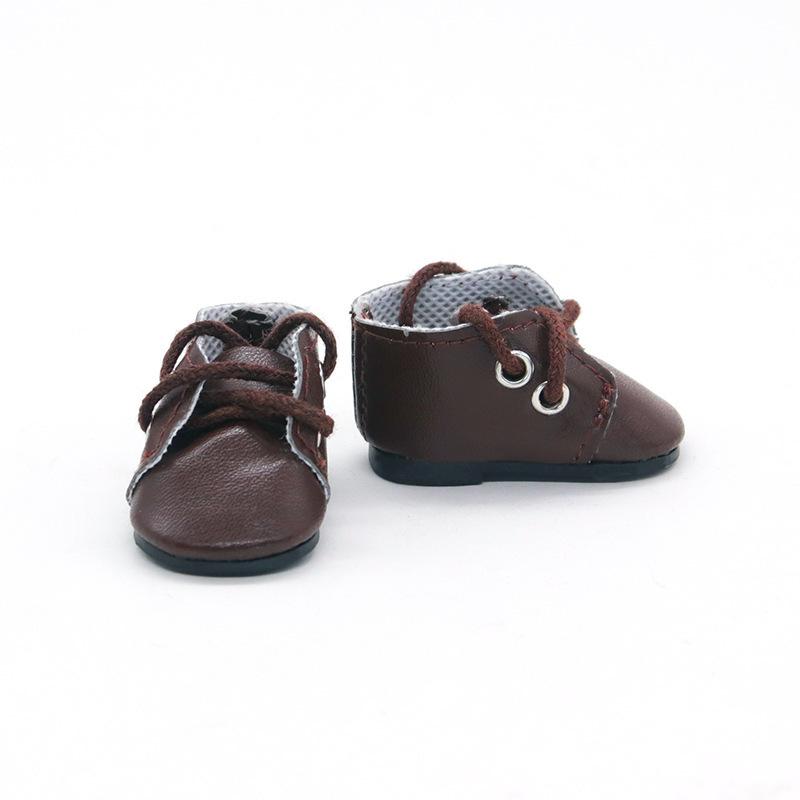 1 Pereche Pantofi Păpușă Pantofi PU cu Șireturi pentru Păpuși de 14 Inch Accesorii Jucării