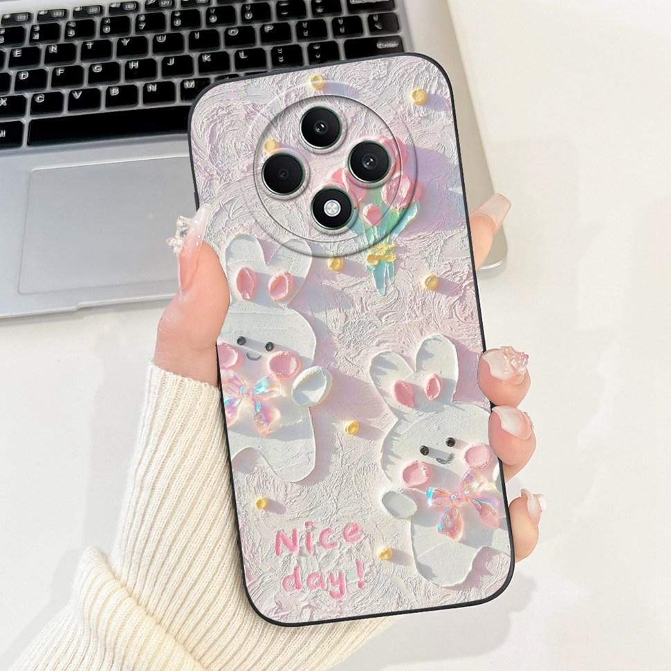 Handyhülle Für OPPO Reno 12 F 5G Hülle Silikon Weiche Abdeckung Floral Bemalt Für OPPO Reno 12 13 F 12F 13F Reno12F Reno13F Hüllen