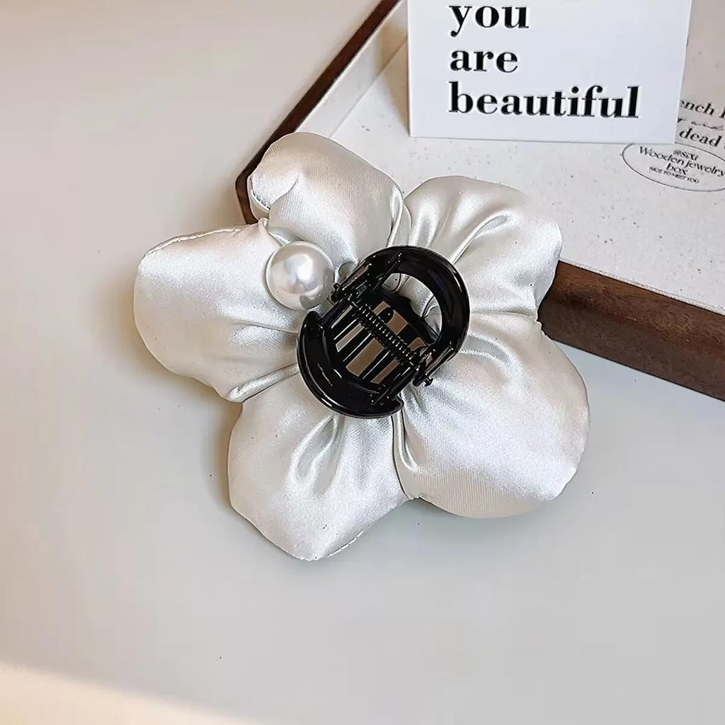 New Korean Creative Flower Hair Claw Headdress Women Girl Trendy Design Hairpin Crab Barrette Vacation Hair Accessories