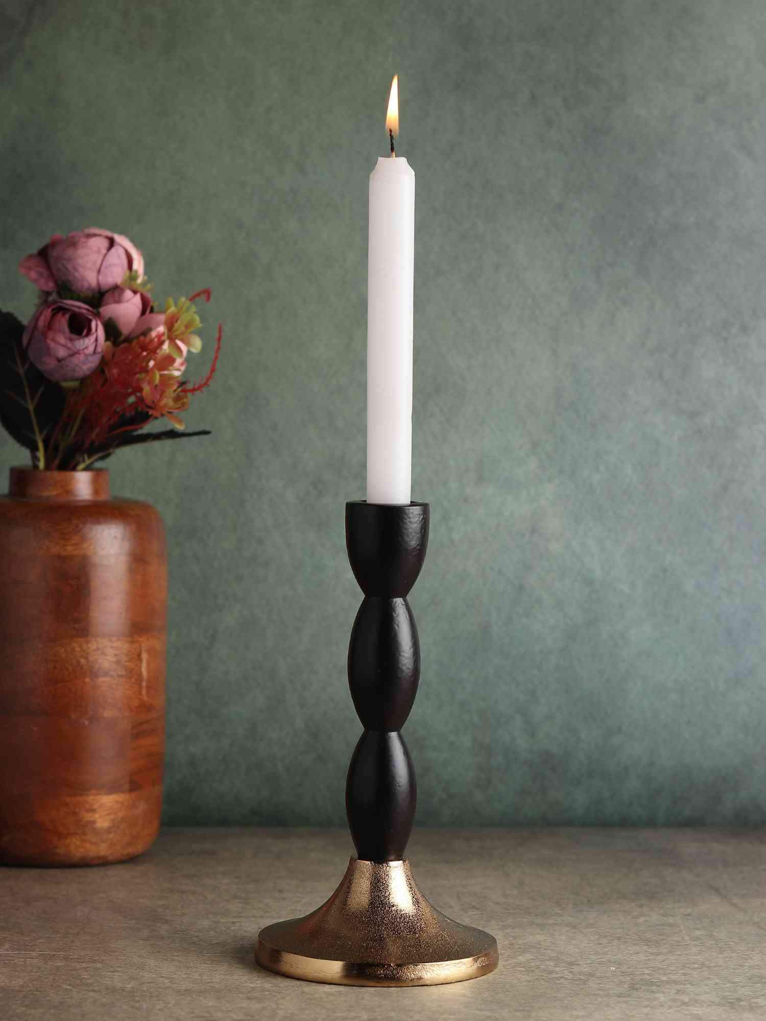 Spiral Candle Holder | 9 x 9 x 18 cm 9 x 9 x 18 cm чёрный