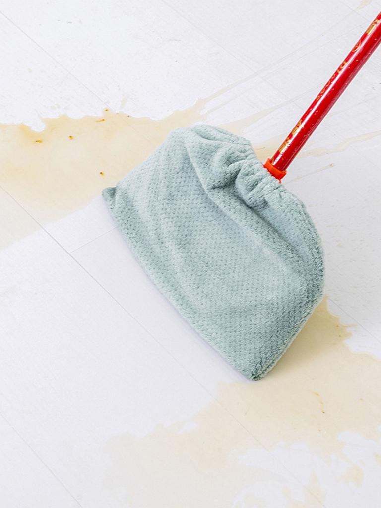 1pc Multi Function Coral Velvet Broom Cover Cloth Floor Mop with Reusable Microfiber Absorbent Mop Household Cleaning Accessorie