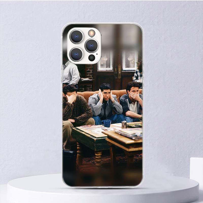 Friends Tv Show Funny Family Soft Case For iPhone 16 17 Air 16E 15 Plus 11 12 13 Mini 14 Pro Max Phone Cover Apple 7 8 SE Coque