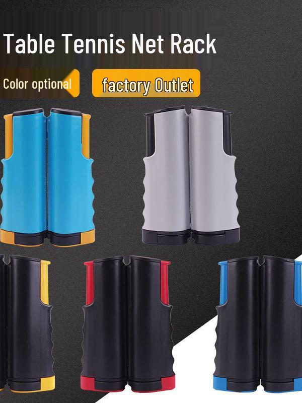 Supporto portatile per rete da ping pong con materiale ispessito e rete di protezione per palline