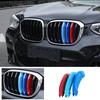 Fit For BMW X3 X4 2018-2021 Three M-Color Front Centre Grille Decor Cover Trim