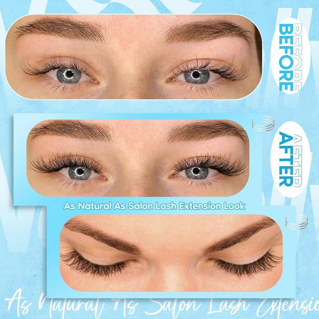 Magnetic Eyelashes, Magnetic False Eyelashes Kit No Glue with Applicator, 3D Natural Look Eyelash Extensions Magnetic Eyelash