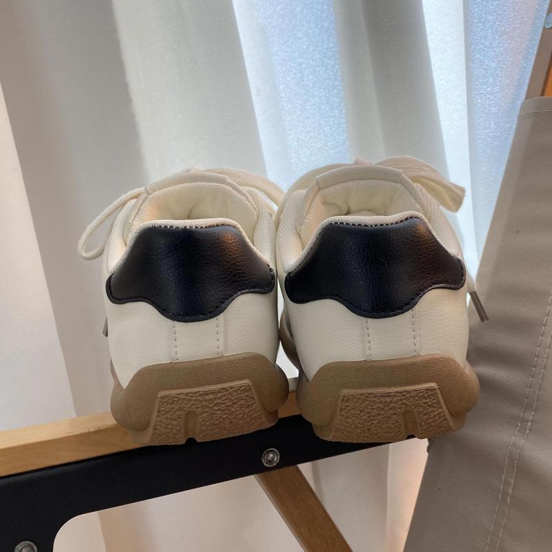 Dexun shoes women's shoes spring 2025 fashionable flat-bottomed thin comfortable casual sports Forrest Gump shoes