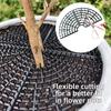 Breathable Mesh Plant Pot Soil Protector Grid Cover Spiked Soil Protection Grid Indoor Outdoor