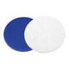 ACROPIX 50mm Car Universal Wheel Center Hub Cap Emblem Badge Decal Sticker Gloss Blue 4pcs