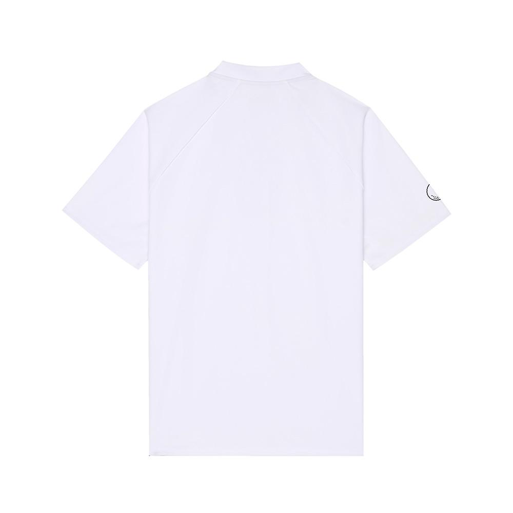 MALBON GOLF [Futura] Quarter-Zip Raglan Blade Polo Shirt White (Man)