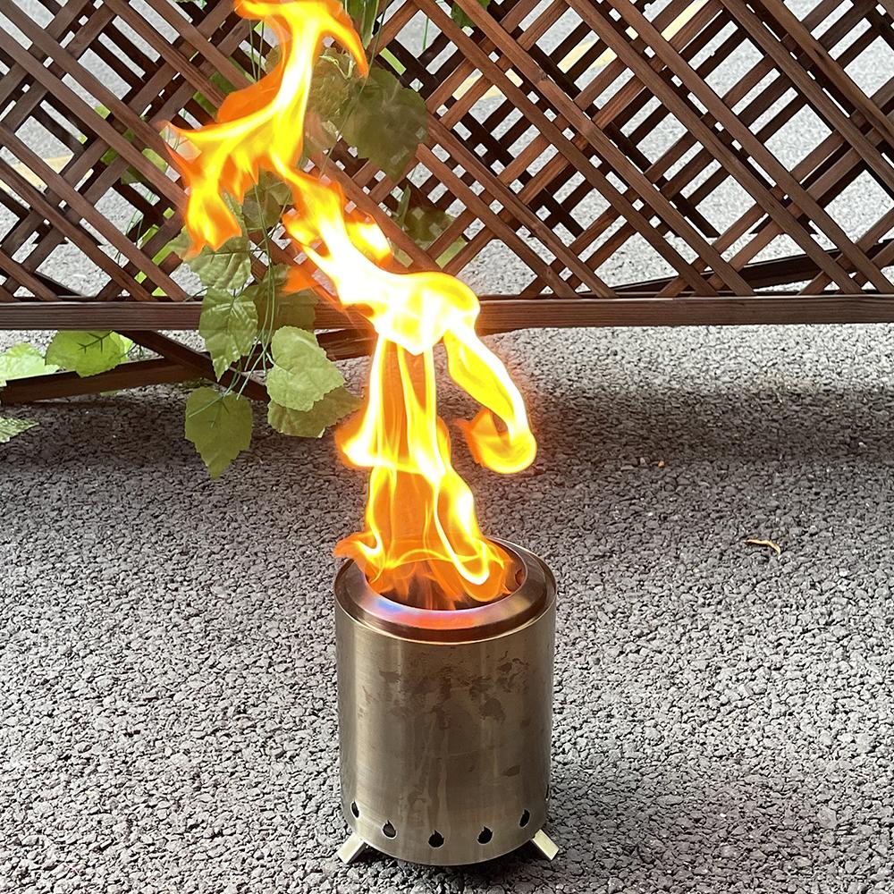 Кемпинговая дровяная печь из нержавеющей стали — фото 11