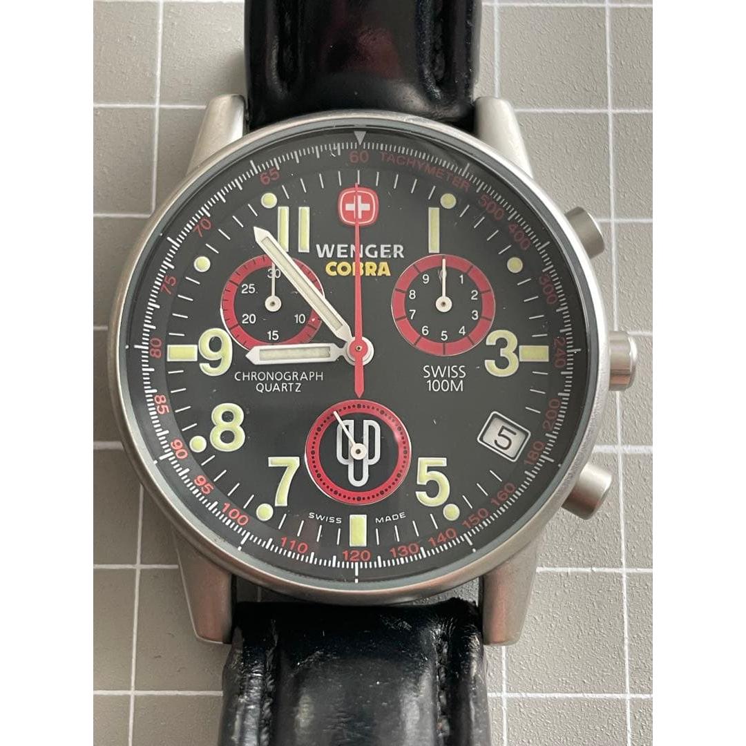 Used WENGER COBRA Chronograph Psychogun Cobra Takeichi Terasawa