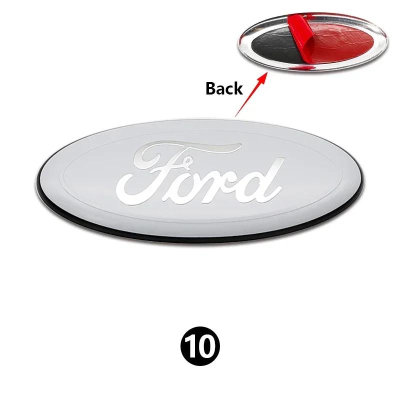 

Car Sticker 2026 Ford New 2025 Hot 1PC 14.5CM Car Front Hood Emblem Badge Sticker logo For Ford Mondeo Explorer edge Focus fiest