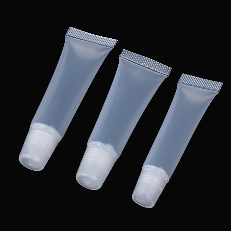 8/10/15Ml Leere Lippenstift Tube Lip Balm Soft Tube Squeeze Klar Lip Gloss Flasche
