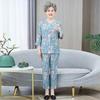 Elder Women's 2-Piece Suit: 3/4 Sleeve Homewear Set, Loose & Lightweight