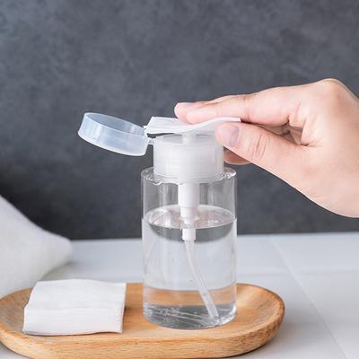 100/150/180/ML Esmalte de Uñas Recargable Bomba de Presión Botellas Vacías Transparentes Limpias Botella Removedora a Presión Contenedor de Líquido Herramienta de Maquillaje