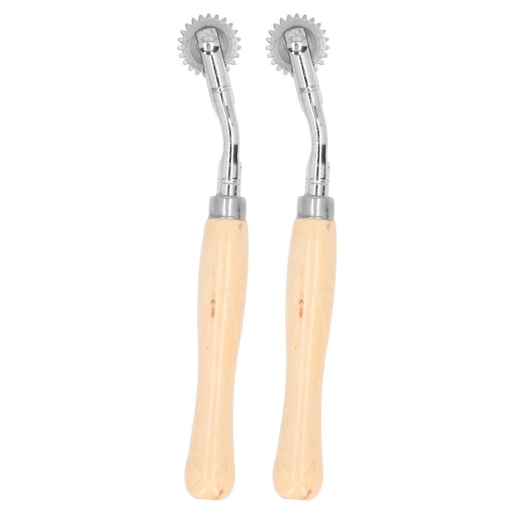 2PCS Strong Clamping Force Tracing Wheel Tool Stainless Steel Tracing Wheel  For Cloth Paper