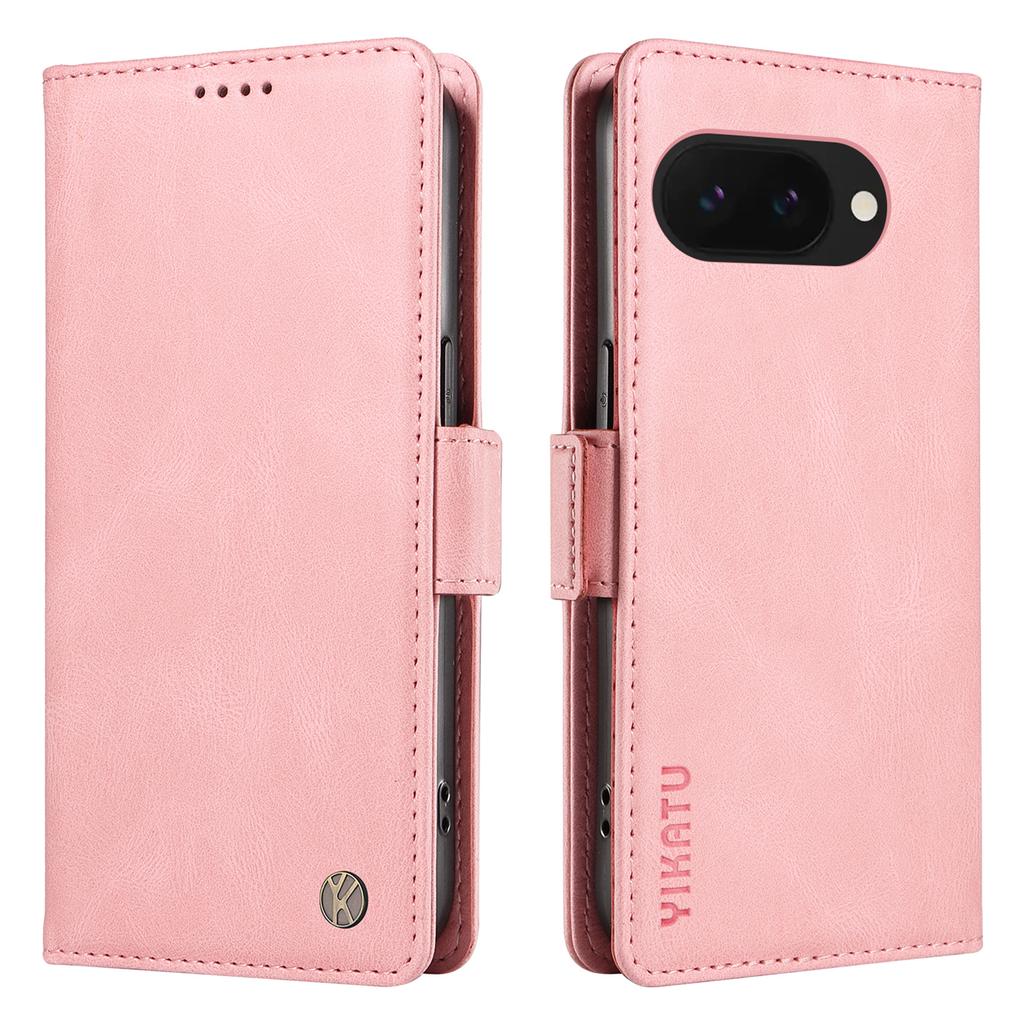 YIKATU YK-005 For Google Pixel 9a Case PU Leather Wallet Phone Cover Skin Touch Feeling