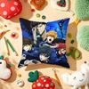 Anime BBLUE LLOCK Cushion Cover Plush Fabric Soft DoubleSided Printed Sofa Warm Winter Home Gift Pillow Cover