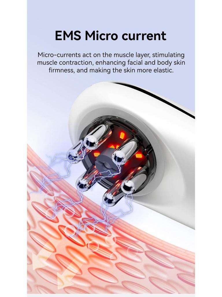 Colorful EMS Microcurrent Fat Removal & Face Lifting Massager