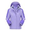 Women's Jacket Waterproof 3 In 1 Winter Jacket Windproof Warm Fleece Hooded Coat