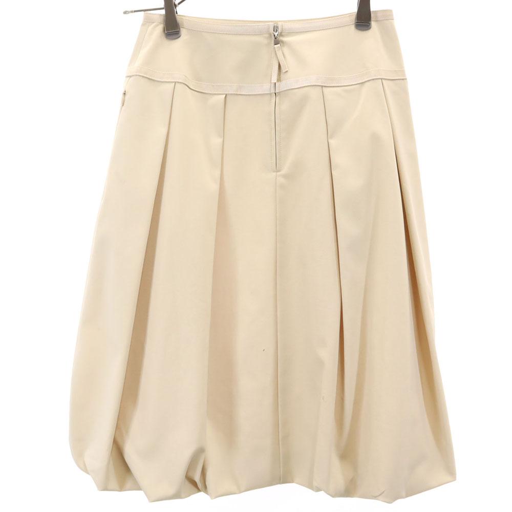 FOXEY NEW YORK made in Japan Midi length Balloon skirt 38 beige Women Used