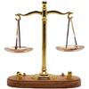 Leadigol Miniature Metal Vintage Balance Scale, 5.2x4.2x2cm Mini Balance Justice Law Scale Figurine, 1: 12 Scale Mini Simulation Justice Scale Model