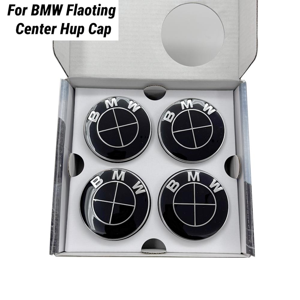 AAAQA1 4pcs 56mm 68mm Car 50th Anniversary Floating Wheel Center Caps BMW G11 G12 G30 G31 G32 G08 G05 F46 F49 F39 F90 Auto Accessories