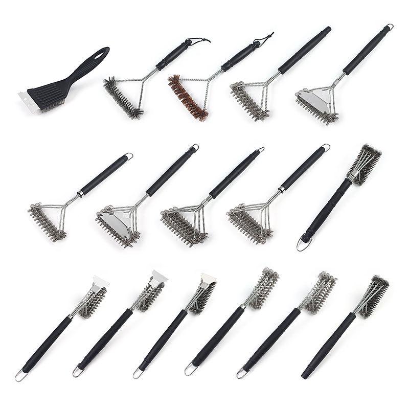 Stainless Steel BBQ Grill Cleaning Brush - Special Wire Brush for Grills and Ovens