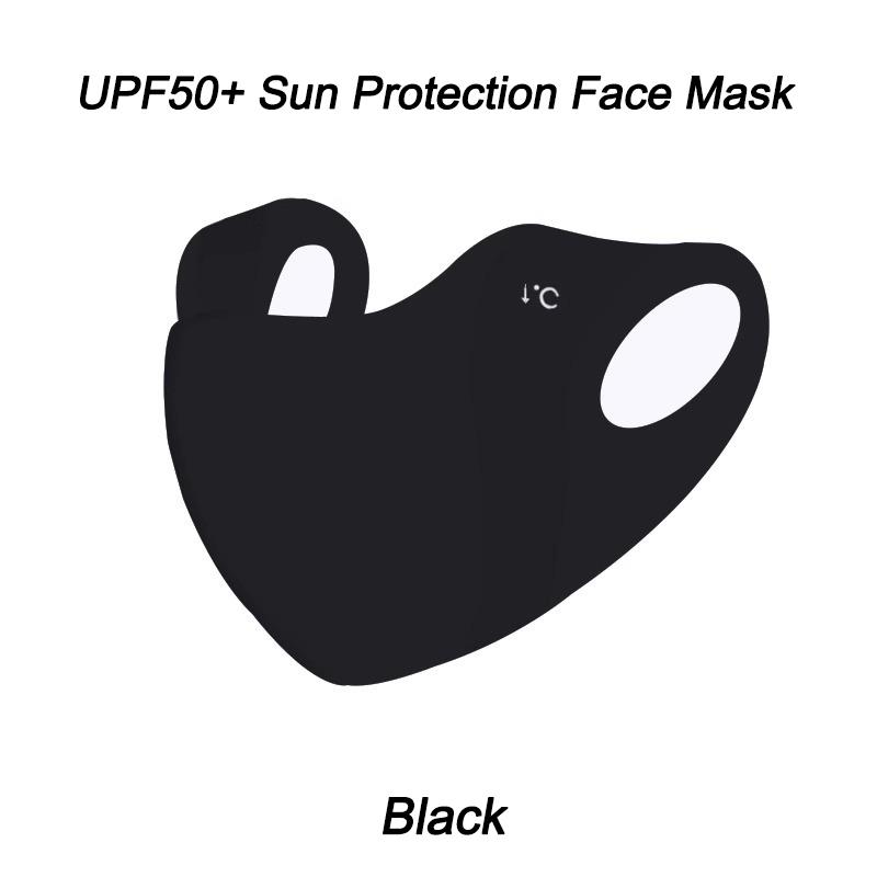 

Sun Protection Mask Man Anti-Uv Summer Outdoor Sports Ice Silk Breathable Thin Section 3D Stereoscopic Sun Shading Masks чёрный