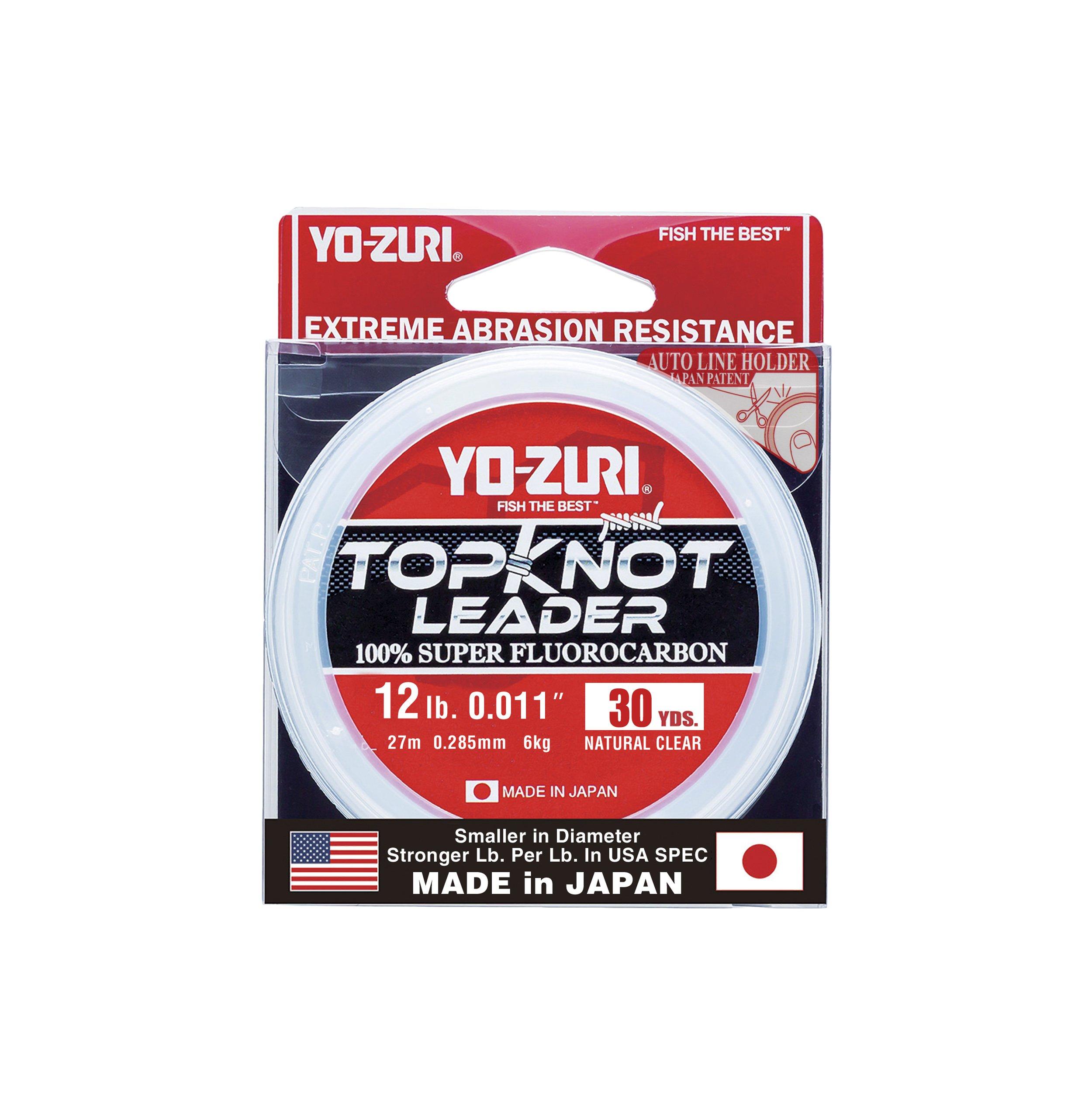 

Fluorocarbon Line Top Knot Leader 30YDS 12Lbs Clear YO-ZURI Color чистий