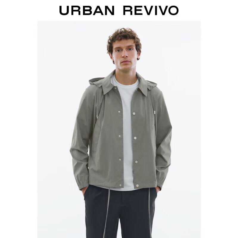 

UR Men s 2024 Loose Fit Drawstring Hooded Jacket M