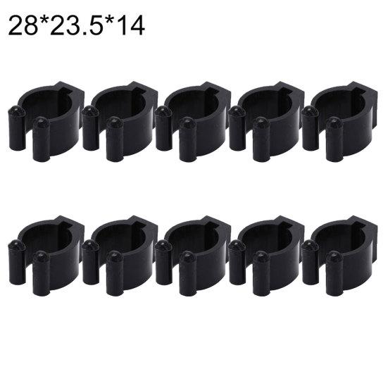 10Pcs Plastic Billiards Snooker Pool Cue Pole Racks Locating Clip Clamp Holder