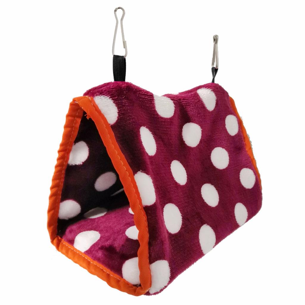 Papageien-Hängematte Vogel-Hängebett-Haus Plüsch Winter-Warm-Käfig-Nest-Zelt