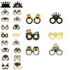 New Year Party 3d Paper Glasses Hat Photo Prop For Festive Decorations