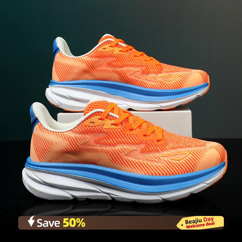 Men Sports Running Shoes Leisure cushioning Breathable Lightweight Women's Comfortable Athletic Nonskid Marathon Sneakers