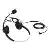 Telephone Headset 2.5mm Plug Noise Reduction Binaural Wired Call Center Headphone with Mic for Home