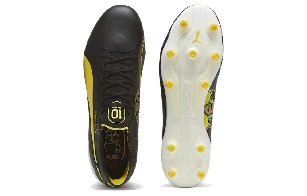 PUMA King Ultimate Pel FG/AG 'Black Yellow' 107825-01