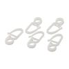 50pcs Curtain Folding Hook Plastic 34mm Curtain Accessories Curtain Hooks Plastic Hooks For Home Curtains Sliding Rail Hook