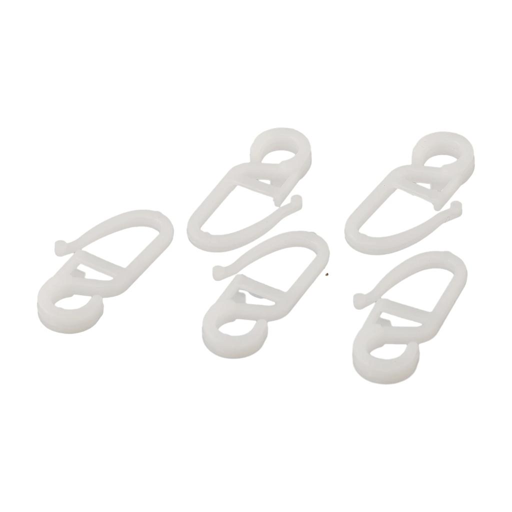 50pcs Curtain Folding Hook Plastic 34mm Curtain Accessories Curtain Hooks Plastic Hooks For Home Curtains Sliding Rail Hook