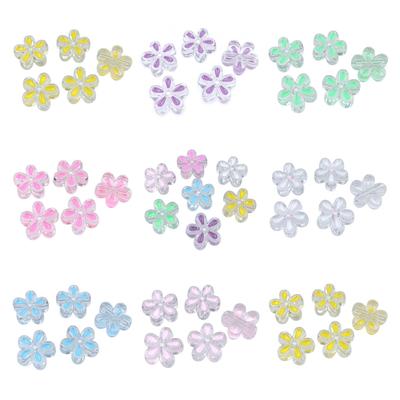 Fashion Acrylic Lollipops/Daisy 5pcs DIY Handmade Materials Necklace Making for Bracelet Loose Beads Transparent  Accessories