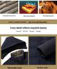 Men's Mid-Age Hooded Plus Size Winter Puffer Jacket - Casual Thick Warm Cotton Coat