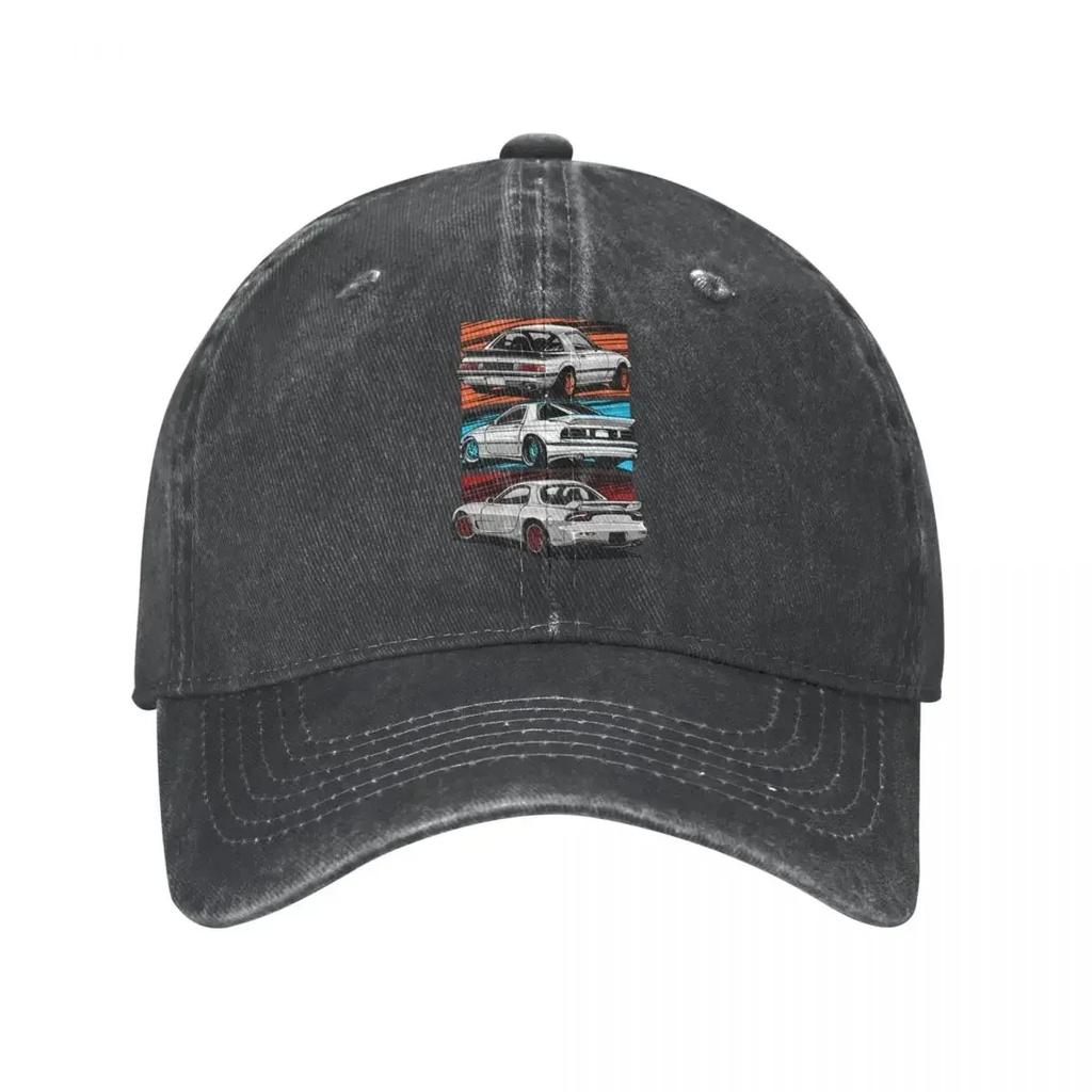 Casual Black Hole Baseball Cap Unisex Distressed Denim Snapback Outdoor All Seasons Travel S Hat