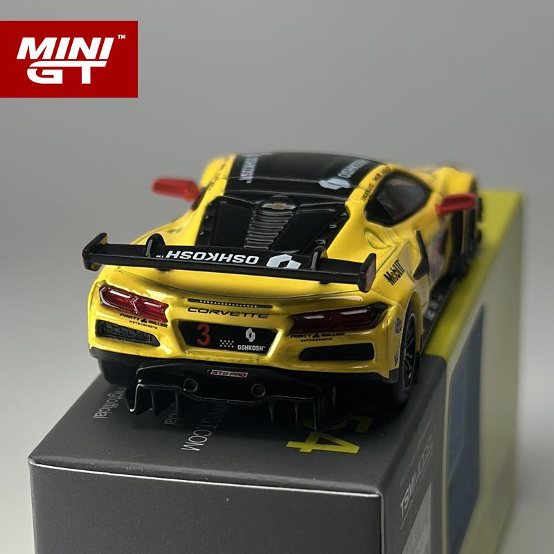 MINIGT 1:64 Chevrolet Corvette Z06 GT3.R #3 alloy car Model 854